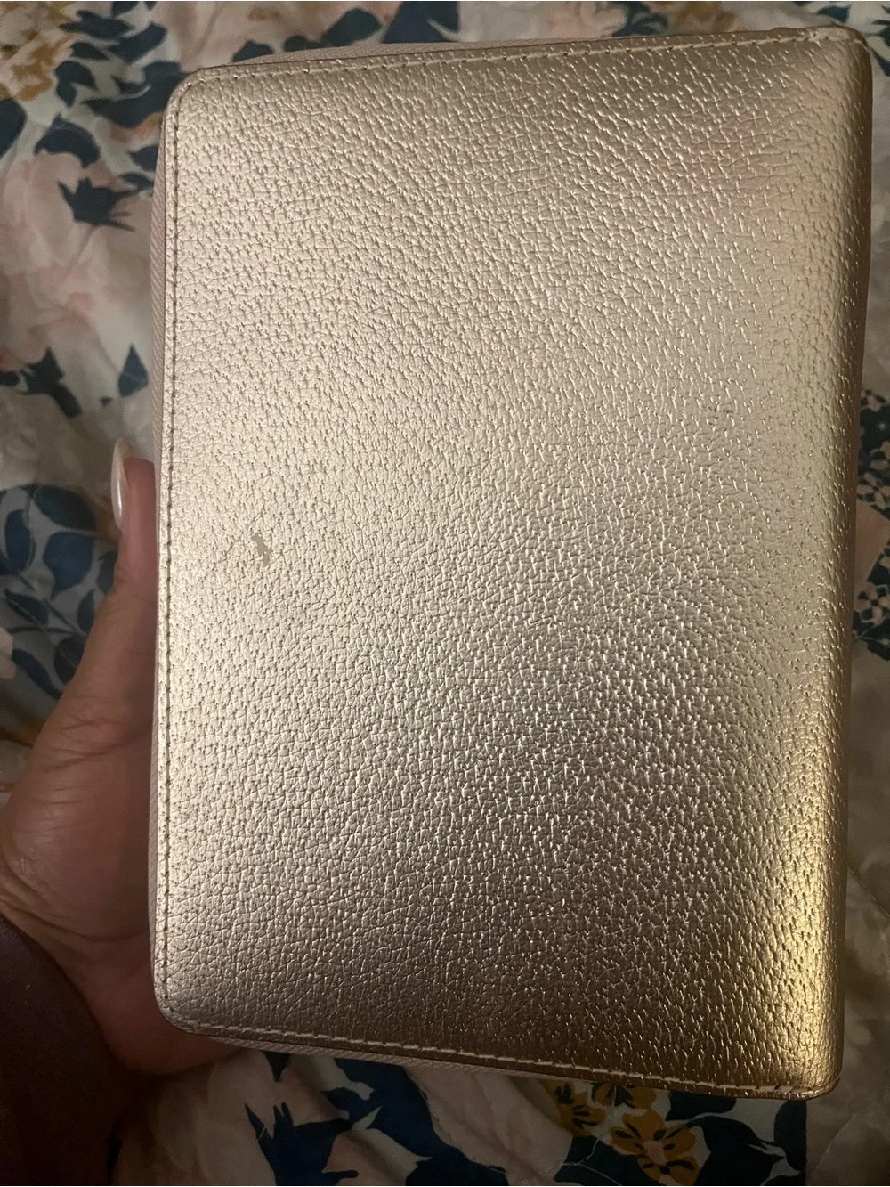Kate Spade Rosegold zip planner